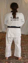 Chunbi position – parallel ready stance (for ease, the rest of
the pattern is shown rear view).