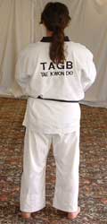 Chunbi position – parallel ready stance (for ease, the rest of
the pattern is shown rear view).
